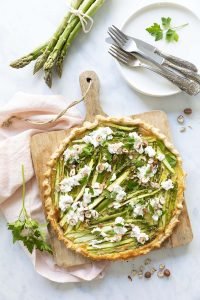 Tarte fine aux asperges