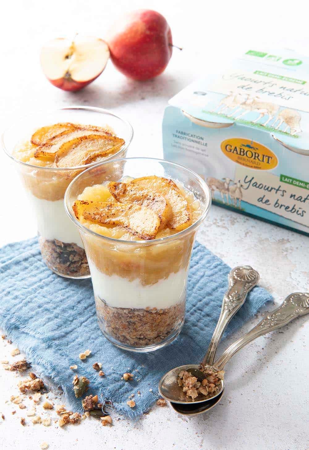 Verrine Muesli Yaourt Compote Biod Lices