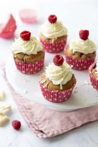 Cupcakes aux framboises