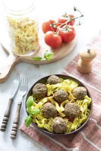 Boulettes vegan aux aubergines et graines de chia