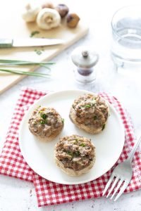 Champignons farcis aux marrons