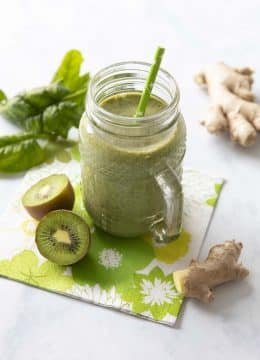 Smoothie vert banane kiwi