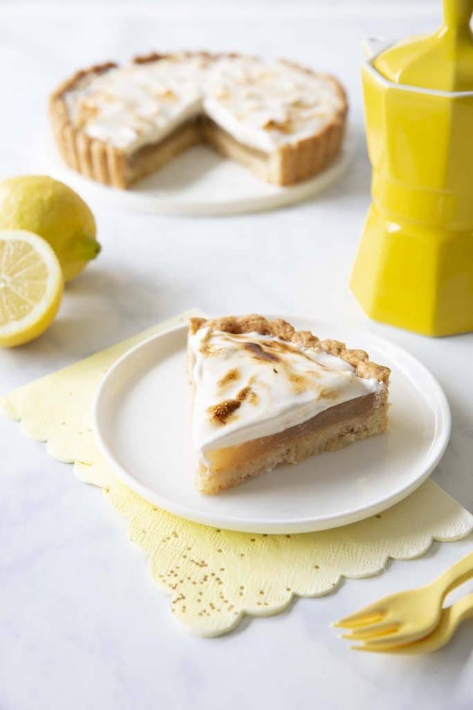 Recette Tarte au citron meringuée vegan