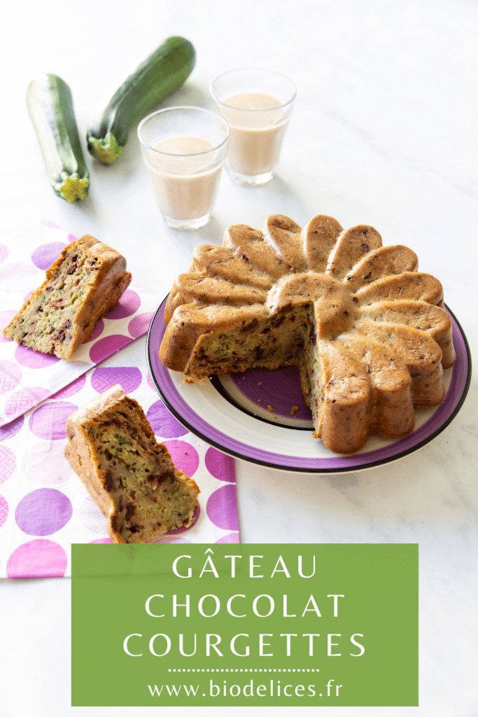 Recette Gâteau moelleux chocolat courgettes