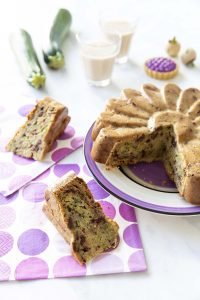 Gâteau sucré aux courgettes et chocolat