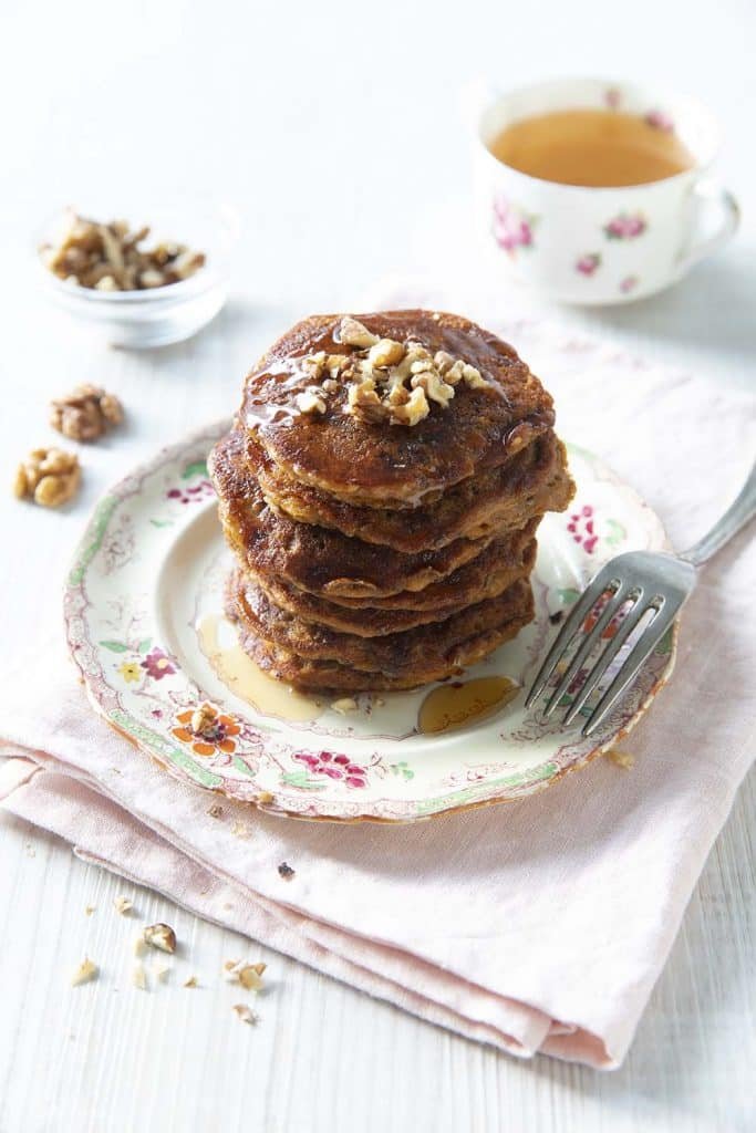 Photo de la recette : Pancakes façon carrot cake