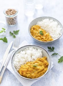 Curry de potimarron express pour le repas du soir