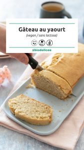 Recette Gâteau au yaourt vegan - la recette de base