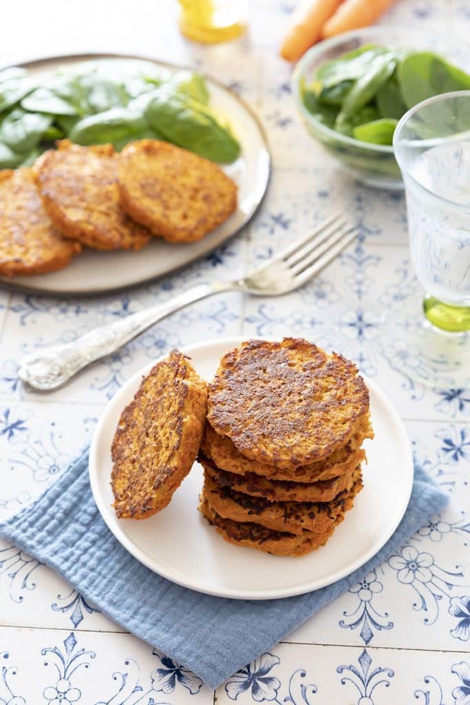 Photo de la recette : Galettes de carotte au cumin (en vidéo)