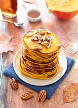 Pancakes moelleux au potimarron pour faire apprécier la courge aux enfants